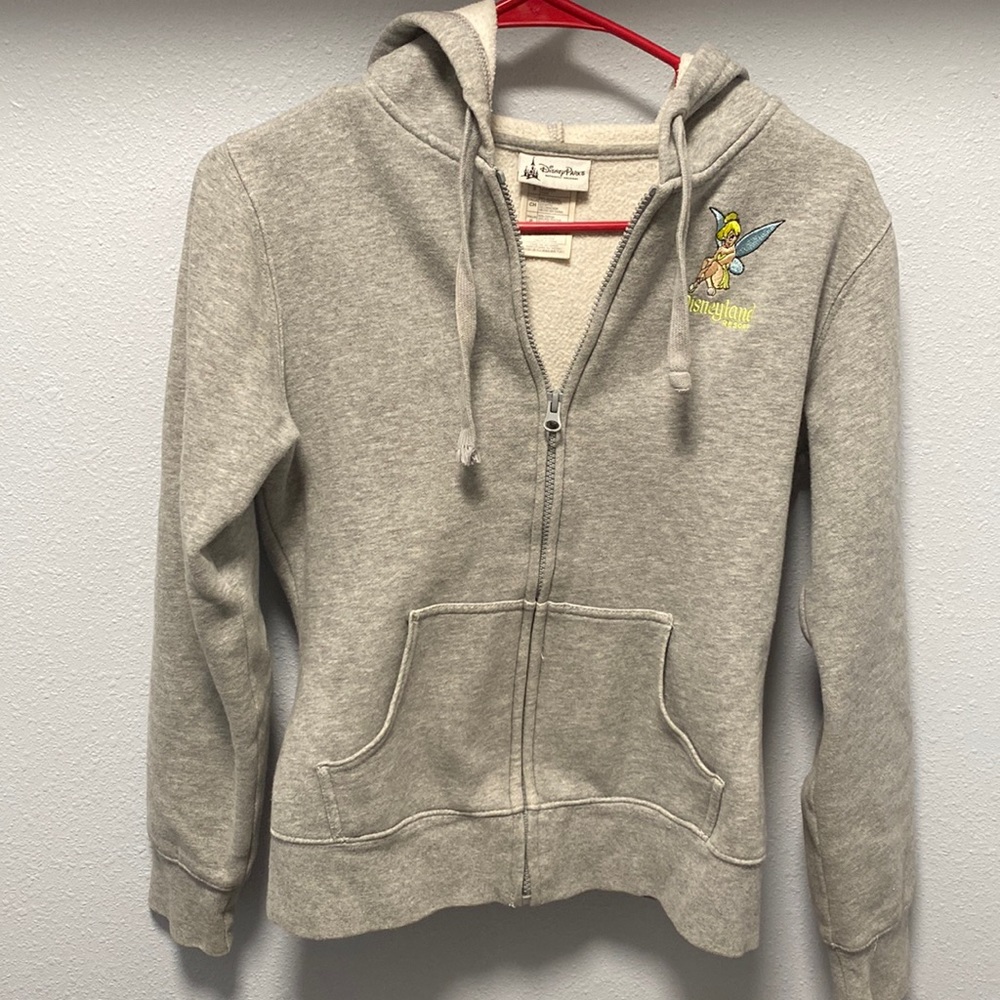 Disney Parks tinker bell zip up hoodie